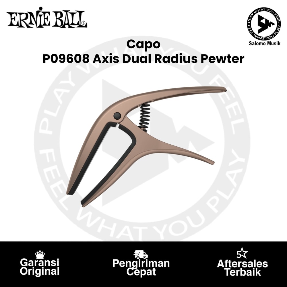 Capo Ernie Ball P09608 Axis Dual Radius Pewter