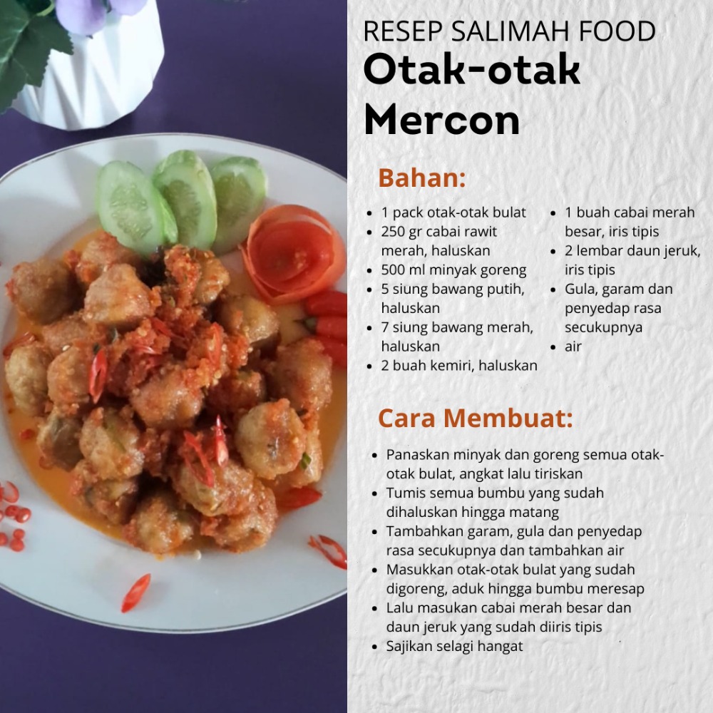 RESEP OTAK MERCON