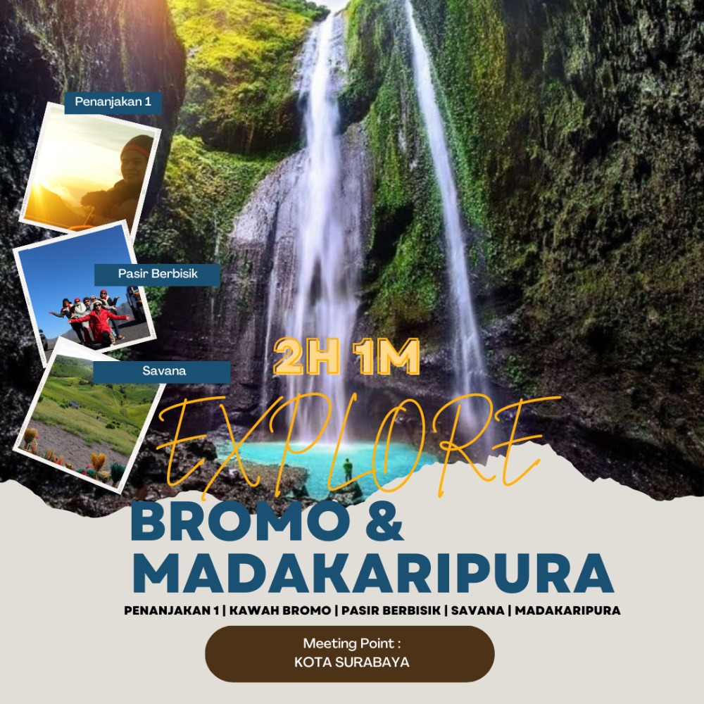 Paket Bromo - Madakaripura 2H 1M