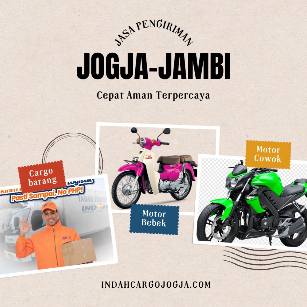 Tarif Kirim Barang Dan Motor Jogja Jambi