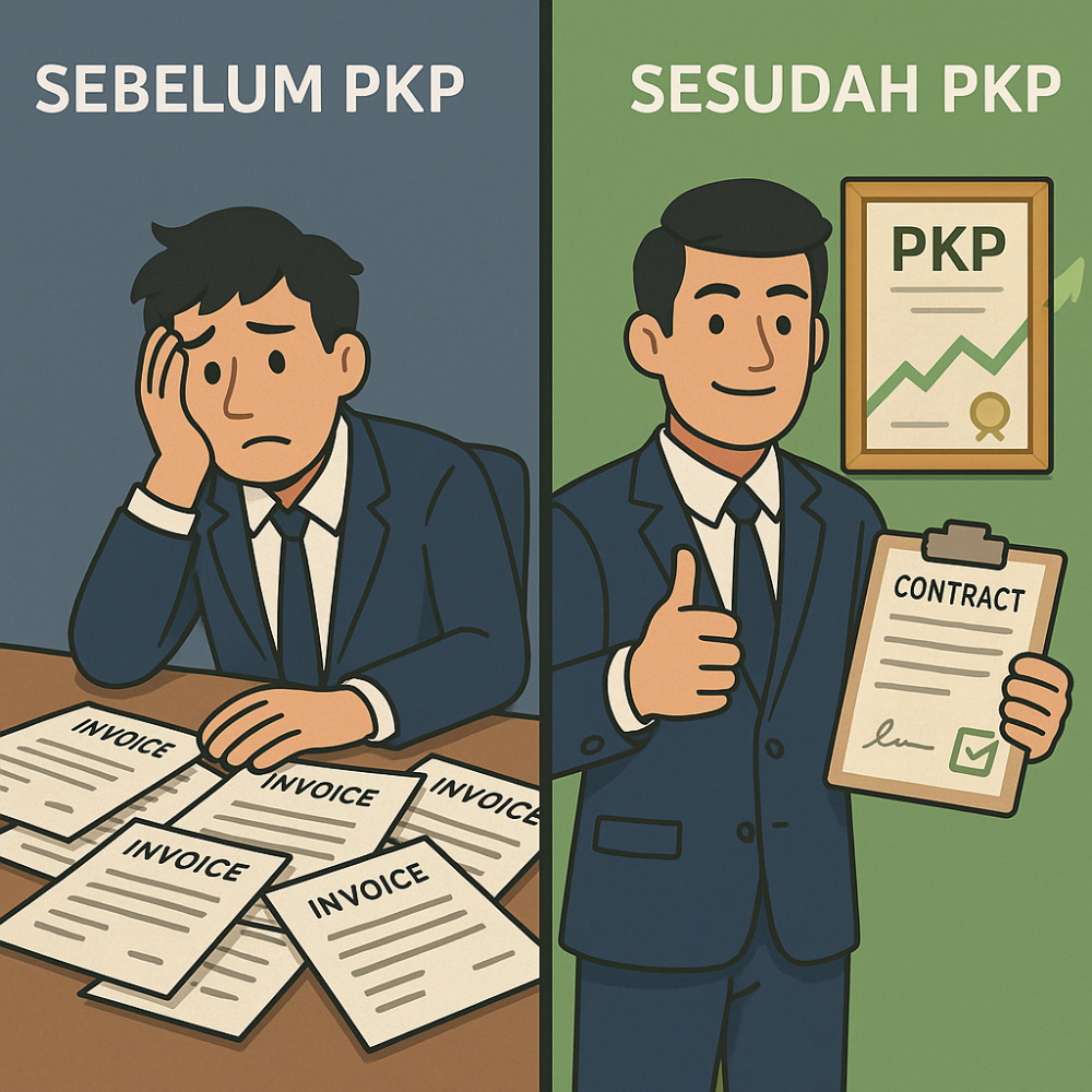 Kapan seorang pengusaha harus jadi PKP (Pengusaha Kena Pajak)? Apa gunanya?