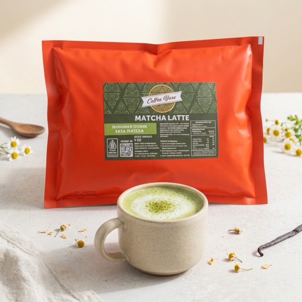 🍵 MATCHA LATTE 1KG – Creamy, Wangi, & Premium! 💚

Nikmati sensasi Matcha Latte dengan perpaduan rasa matcha yang khas, creamy yang lembut, dan aroma yang menggoda di setiap tegukan. Cocok untuk menu andalan kafe, restoran, maupun usaha minuman kekinian.

✨ Keunggulan:
🌿 Rasa matcha autentik & creamy
🥛 Mudah larut dan mudah disajikan
🧋 Cocok disajikan panas maupun dingin
📦 Kemasan ekonomis 1kg, ideal untuk kebutuhan usaha
💰 Hasil banyak, kualitas premium

Saatnya hadirkan menu matcha favorit pelanggan dengan cita rasa yang konsisten di setiap sajian! 💚

📩 Order sekarang sebelum stok habis!