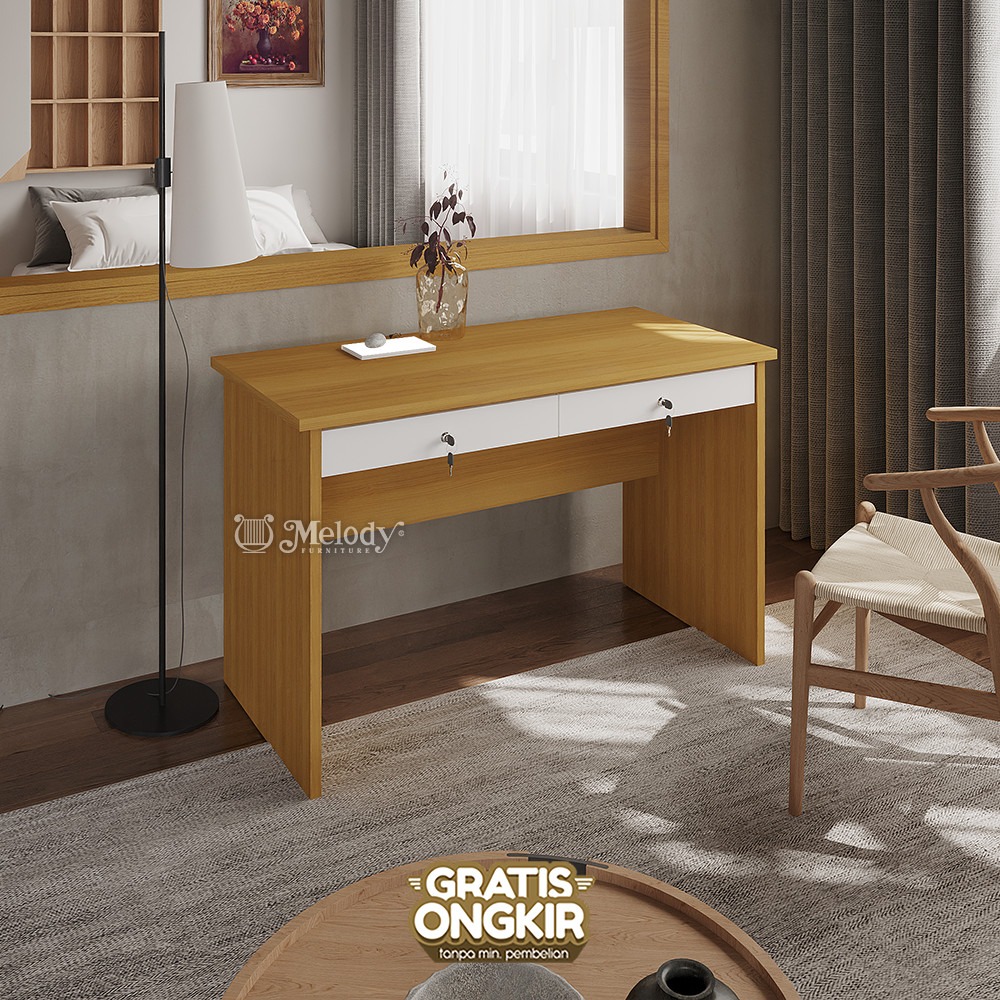 Meja Kerja Belajar Minimalis Modern - ALBI MT 120 cm