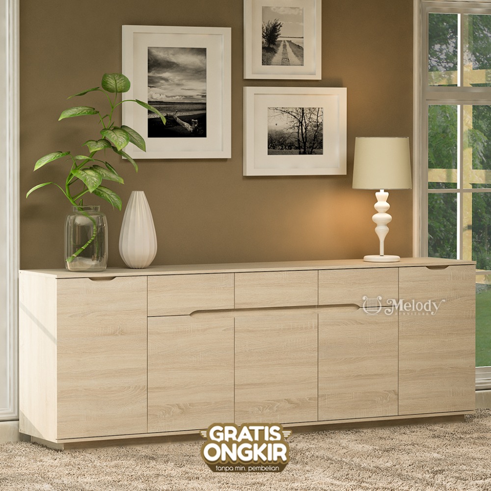 Melody Furniture Laci Serbaguna Fere Sideboard 240 Sol3ddatong