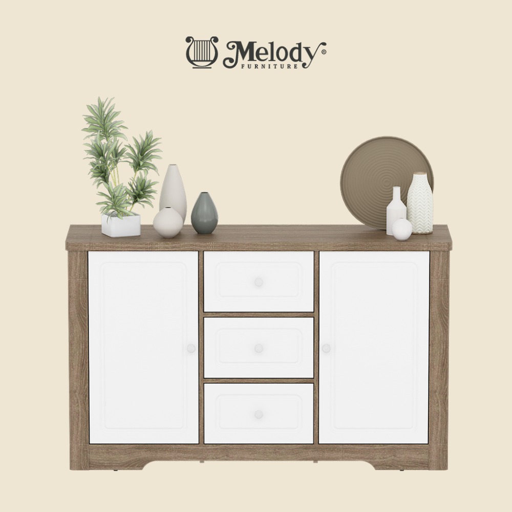 Lemari buffet serbaguna Lily Sideboard SOD-White