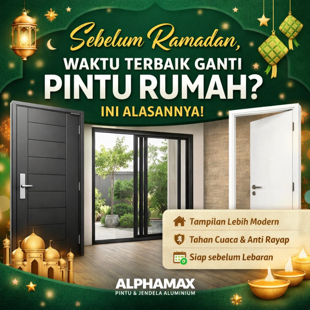 Sebelum Ramadan, Waktu Terbaik Ganti Pintu Rumah? Ini Alasannya!