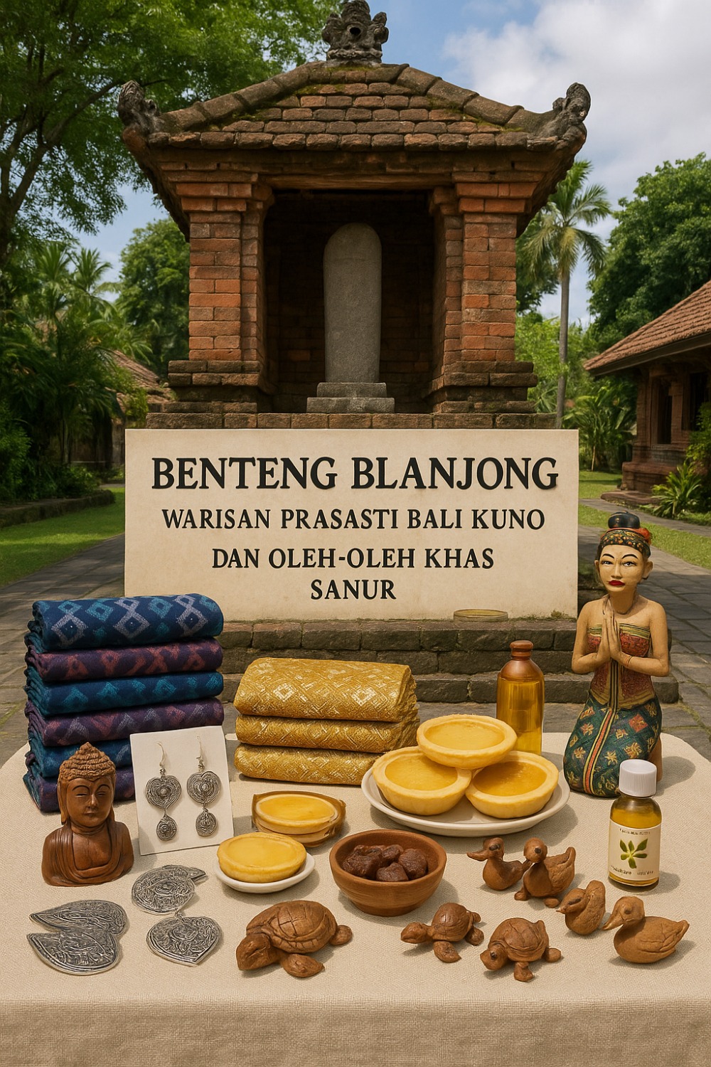 Benteng Blanjong Sanur: Warisan Prasasti Bali Kuno dan Oleh-Oleh Khas Sanur