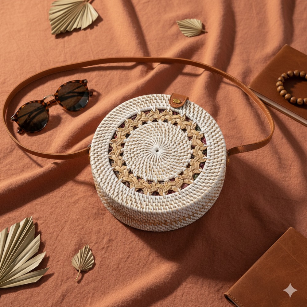 Tas Anyaman Rotan Khas Bali