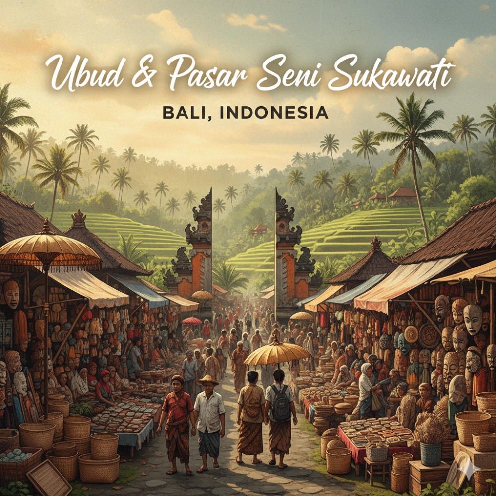 Pasar Seni Ubud dan Pasar Seni Sukawati