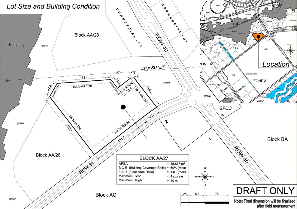 Dijual Kavling Industri GIIC Deltamas Cikarang – ±45.667 m², Siap Bangun, Harga Rp 4,8 Juta/m²