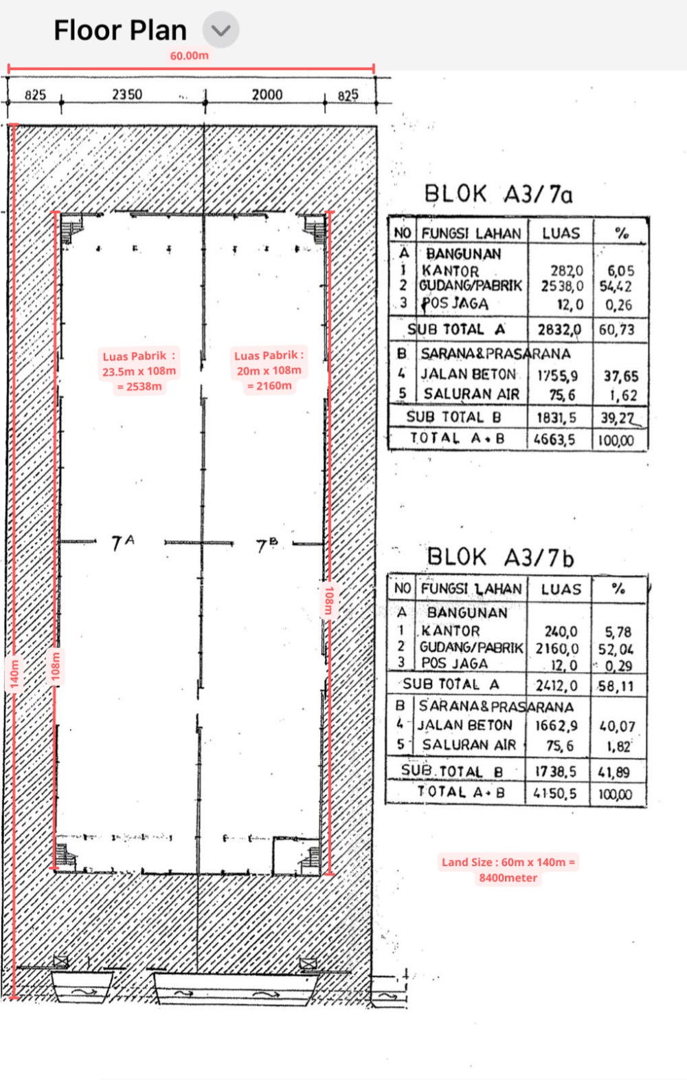 Layout Pabrik / Gudang