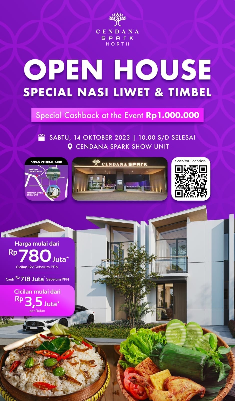 Open House Lippo Cikarang Spesial Nasi Liwet dan Timbel