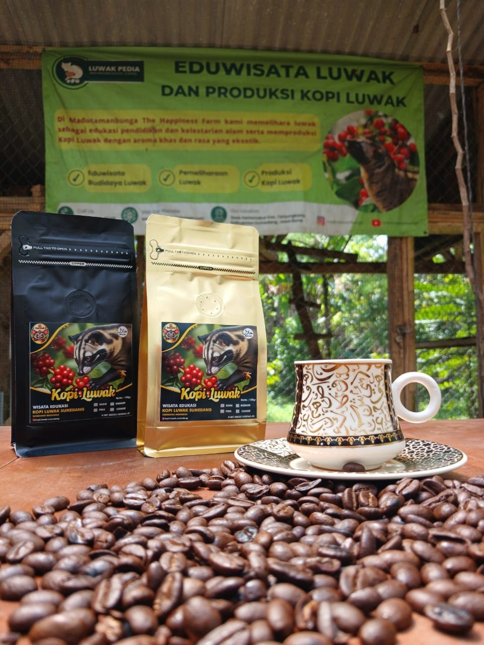 Indonesian Luwak Coffee from Sumedang: Authentic Coffee from a Local Producer