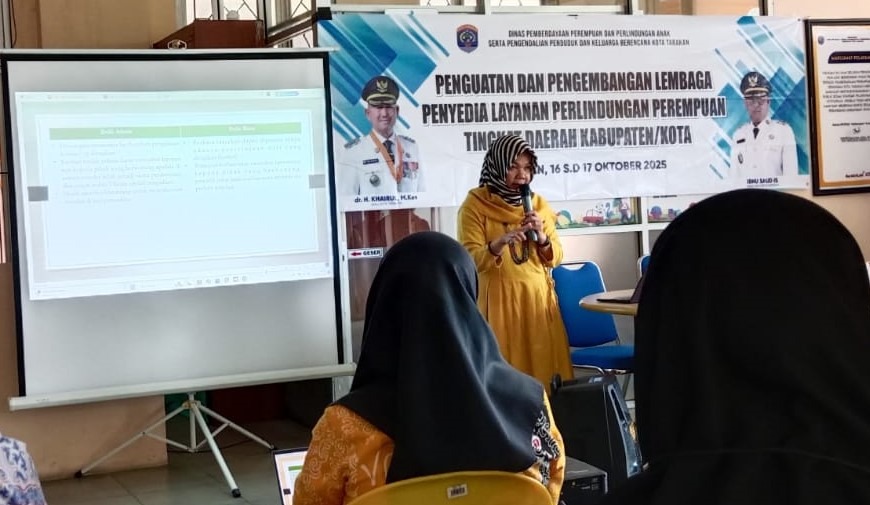 Dr. Nurasikin, SMI., M.H., CP selaku Ketua Bidang PA Forum Komunikasi Pencegahan Teroris Kaltara