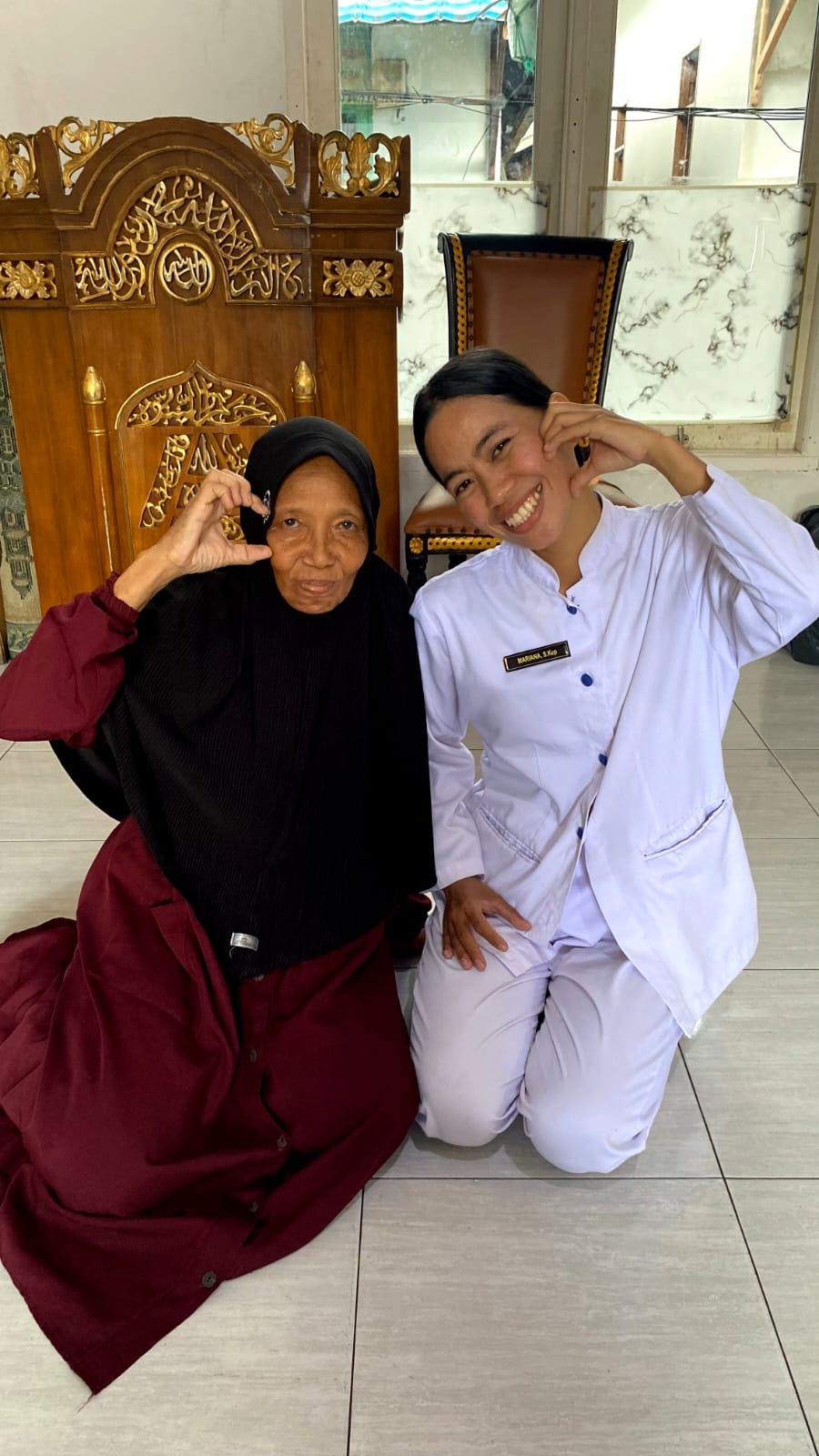 Kak Mariana Bersama Lansia Almarhamah