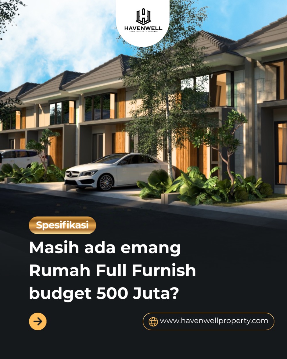 Masih Ada Emang Rumah Full Furnish Budget 500 Juta?