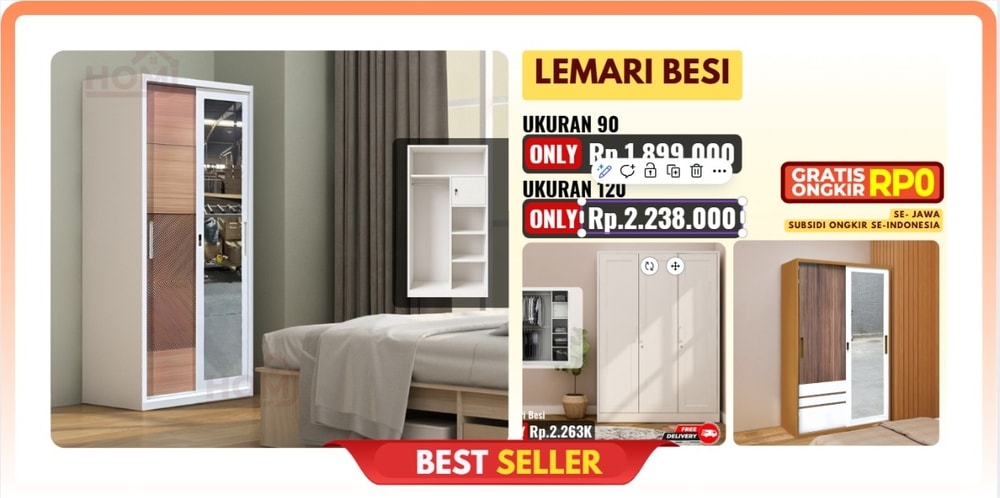 lemari besi termurah