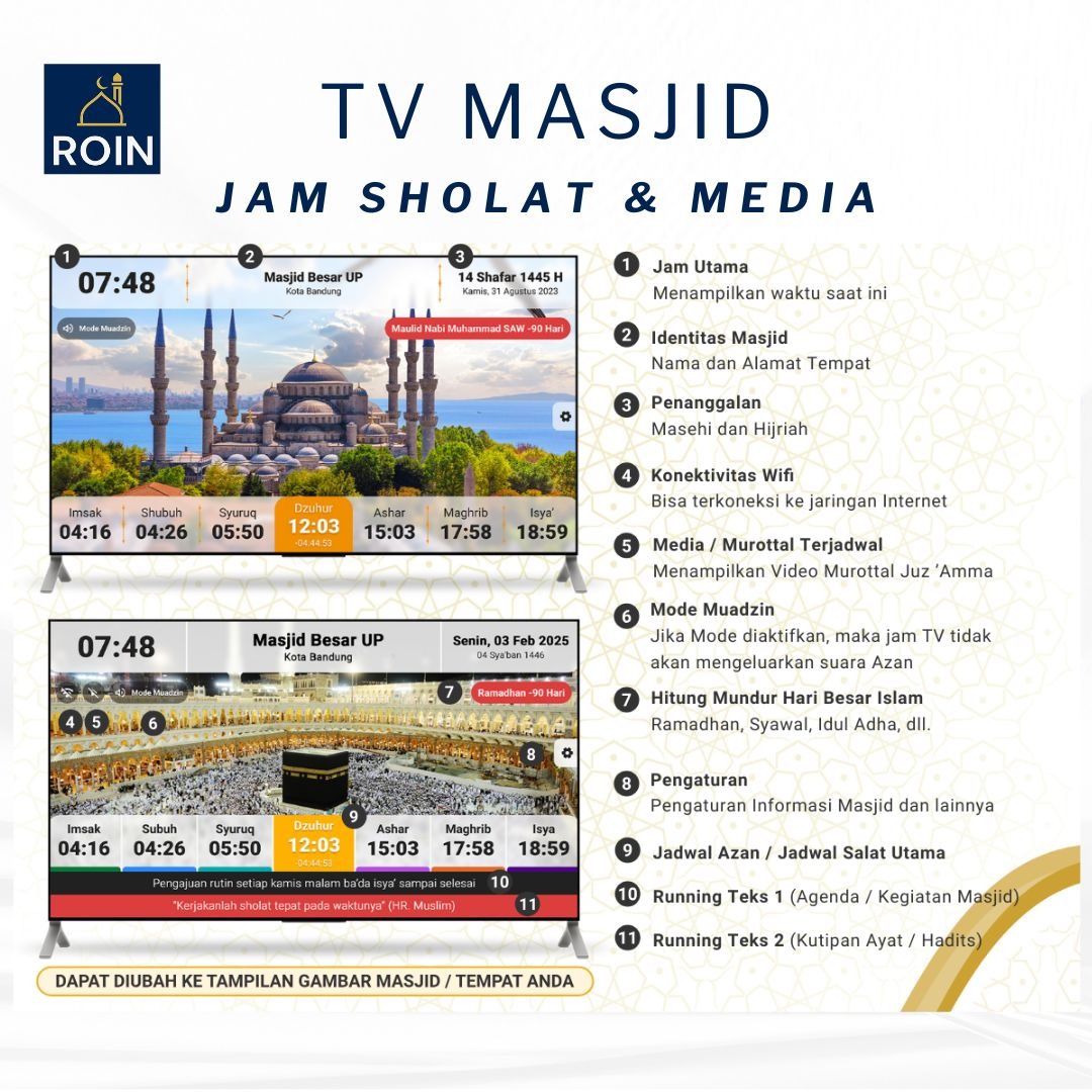 Fitur TV Masjid