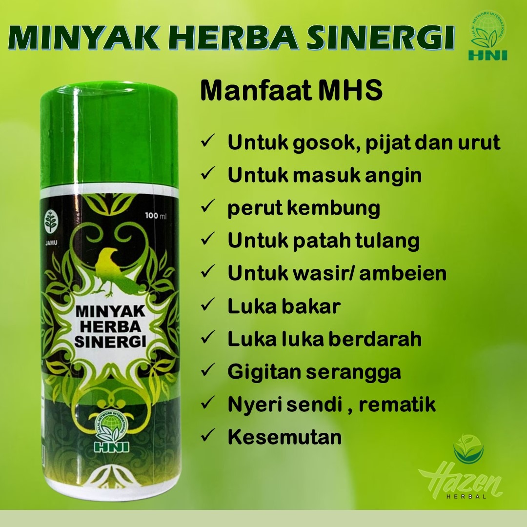 Manfaat Minyak Herba Sinergi HNI