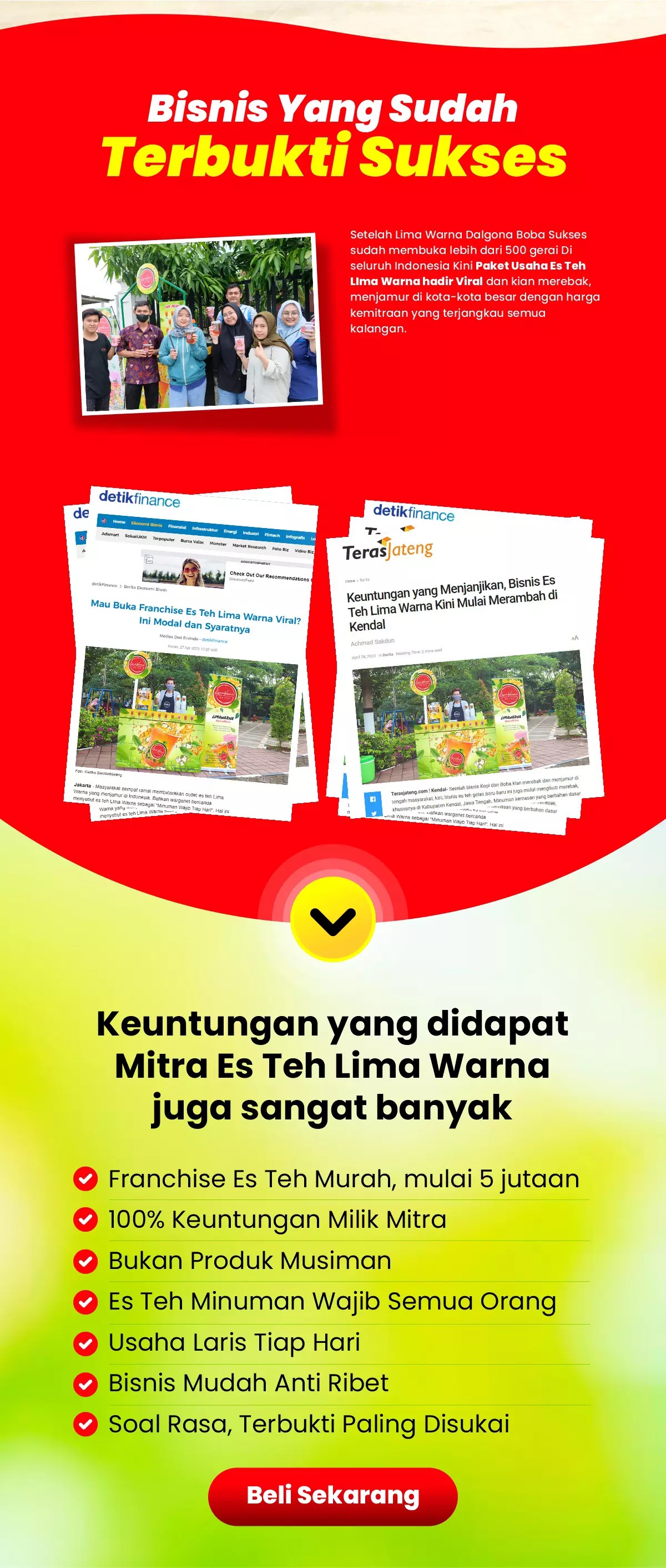 Lima Warna Bisnis Minuman Es Teh Dan Coklat Terlaris 1