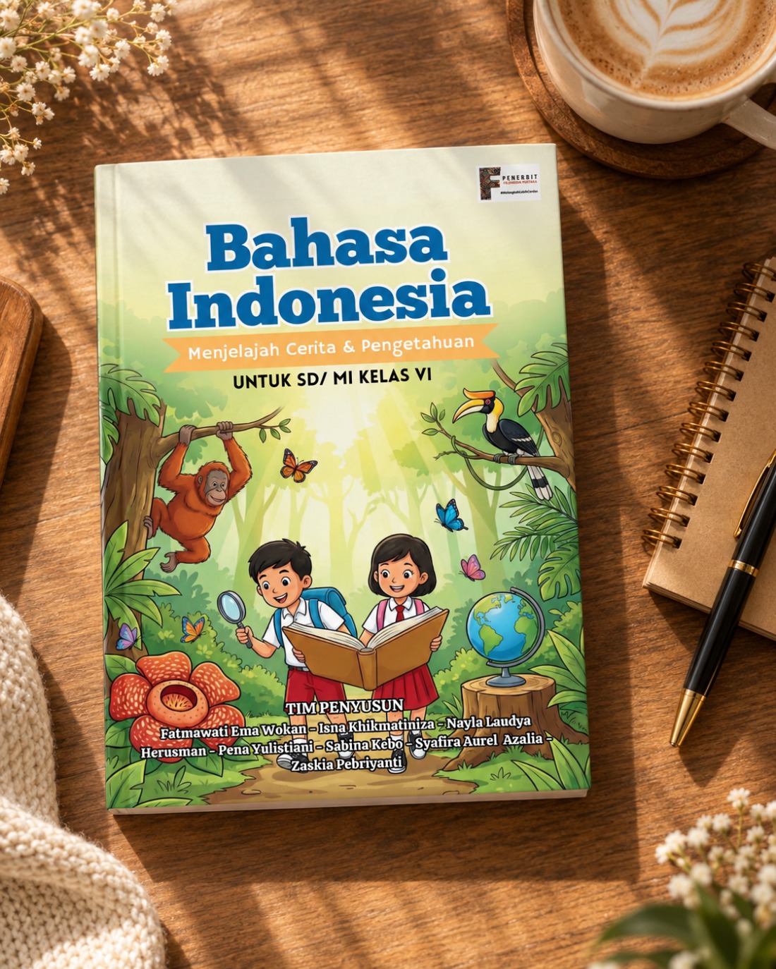 Bahasa Indonesia ; Menjelajah Cerita dan Pengetahuan untuk SD/MI Kelas VI