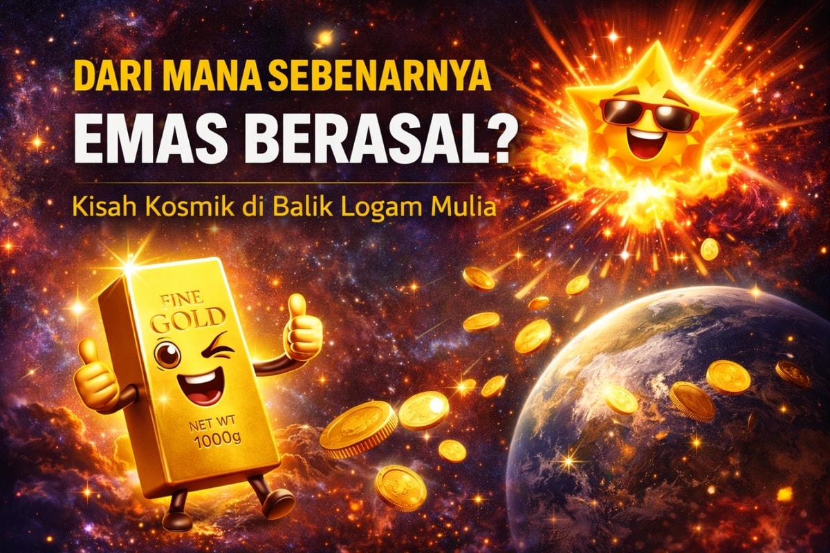 Dari Mana Sebenarnya Emas Berasal? Kisah Kosmik di Balik Logam Mulia
