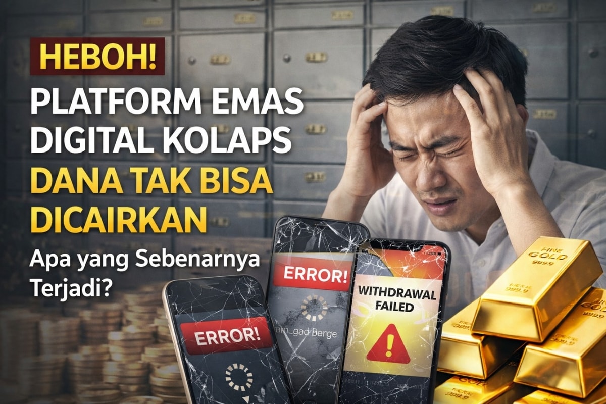 Heboh! Platform Emas Digital Kolaps, Dana Tak Bisa Dicairkan — Apa yang Sebenarnya Terjadi?