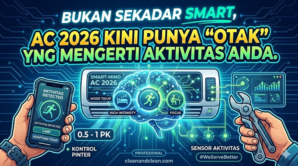 Bukan Sekadar Smart, AC 2026 Kini Punya 'Otak' yang Mengerti Aktivitas Anda