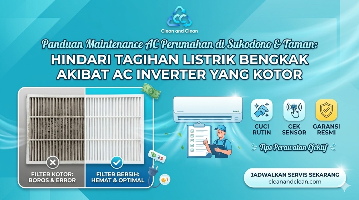 Hindari Tagihan Listrik Bengkak Akibat AC Inverter yang Kotor