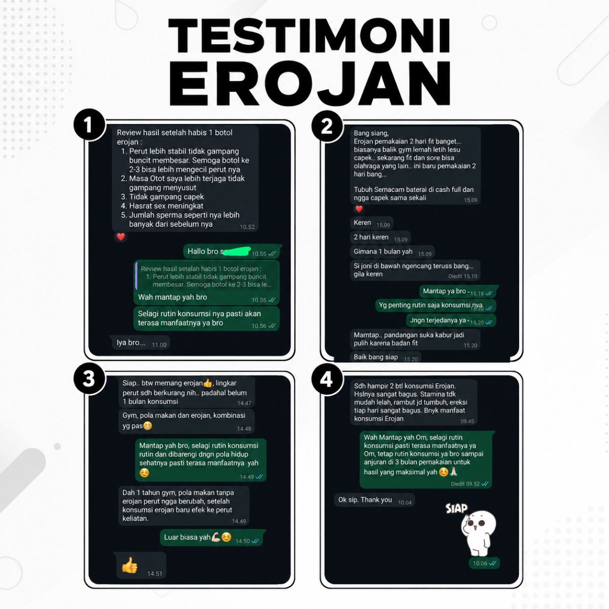 Testimoni Erojan