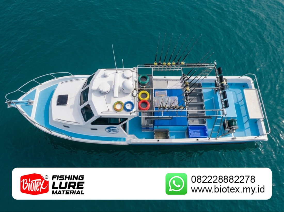 Kapal Speedboat Serat Kaca (Fiberglass)