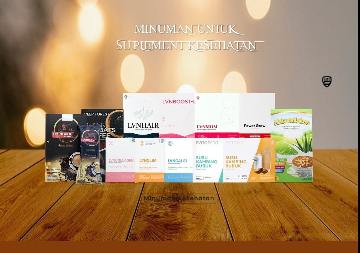 Menyediakan berbagai jenis minuman untuk suplemen kesehatan yang sangat akan manfaat