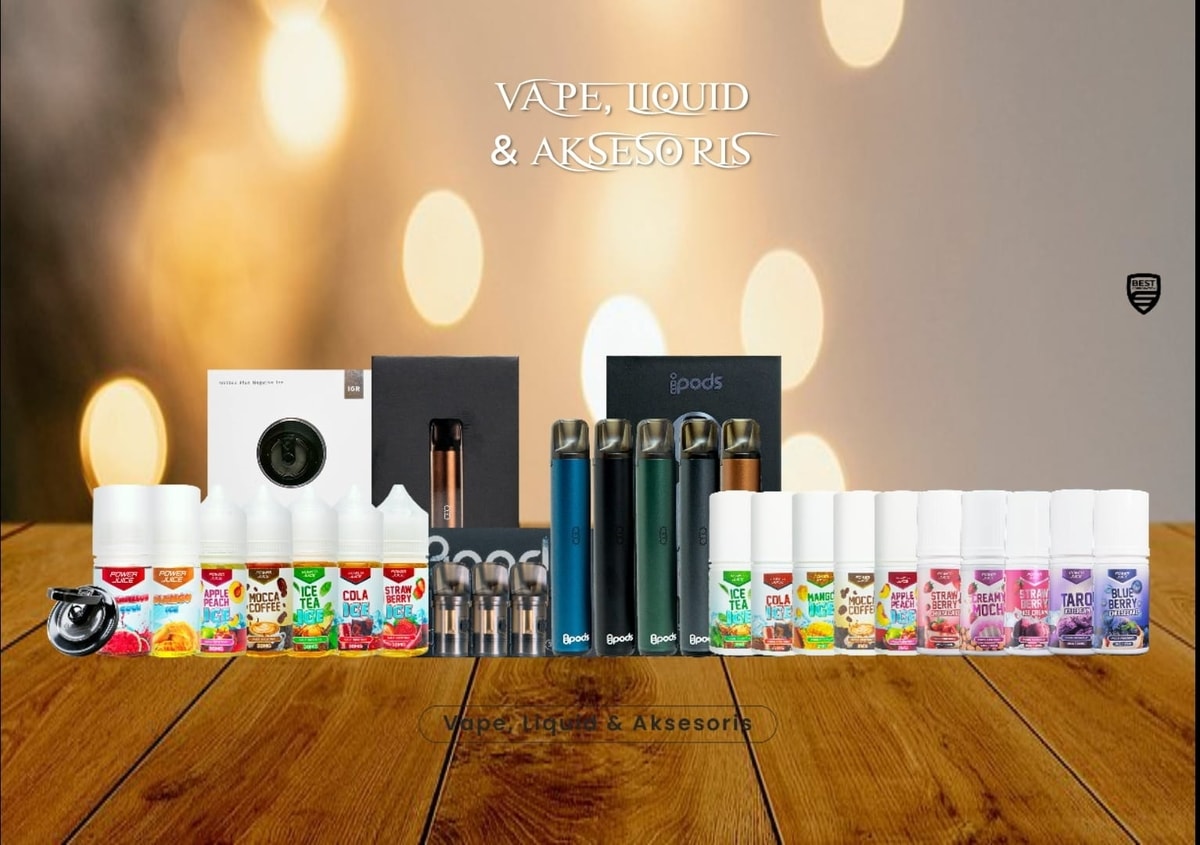 Vape pengganti rokok konvensial yang lebih ramah lingkungan dan lebih sehat dengan berbagai jenis Liquid Rasa serta dengan Tingkat Nikotin yang beragam