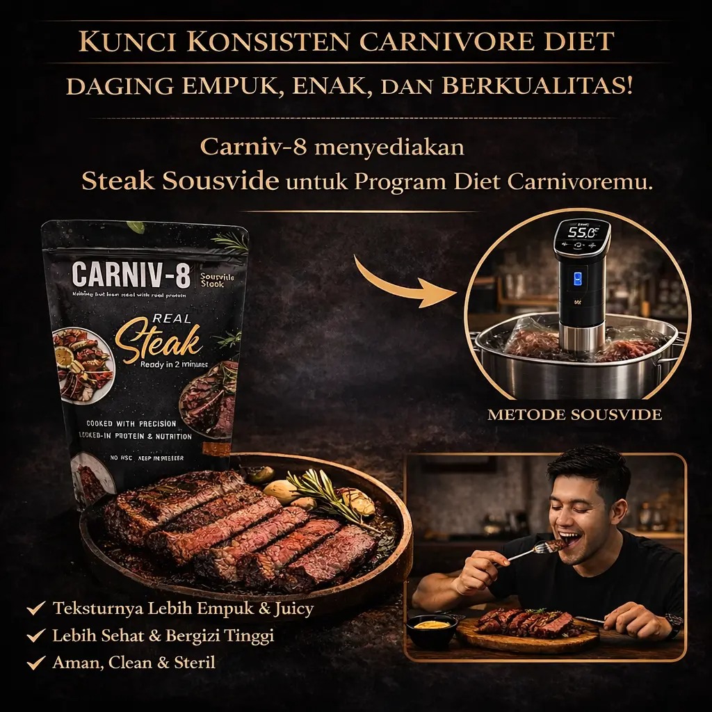 kunci konsisten carnivore diet