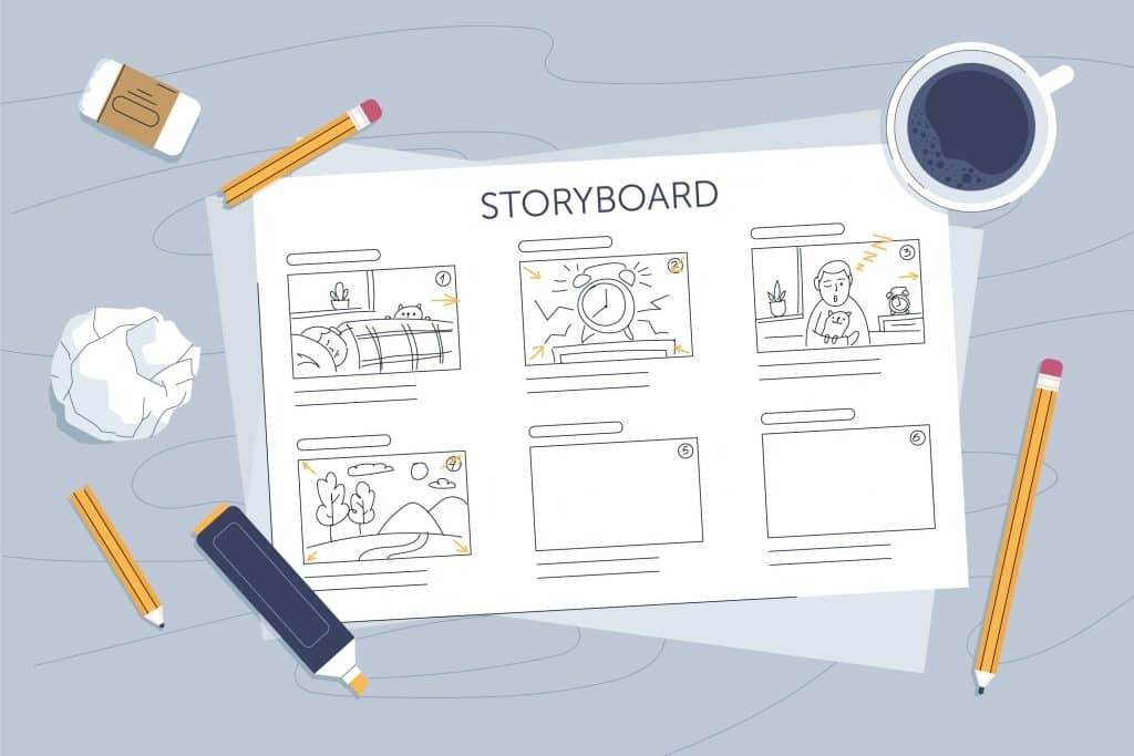 5 Contoh Storyboard Simple dan Cara membuatnya