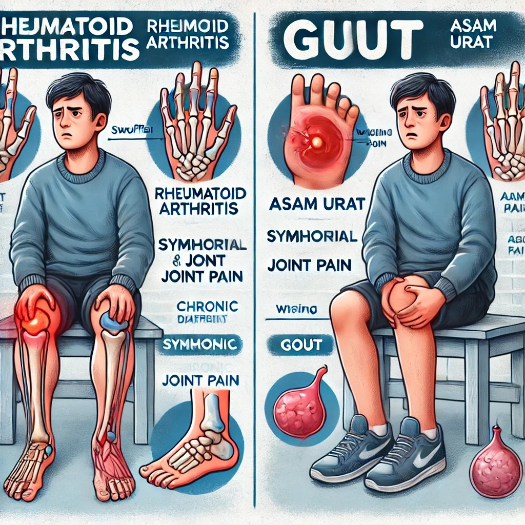 Asam Urat vs Rematik: Kenali Perbedaan Gejala, Penyebab, dan Pengobatannya