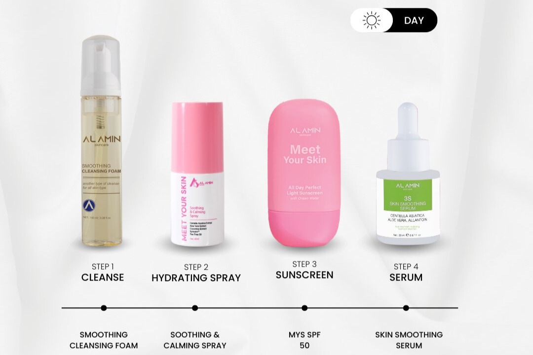 Rutinitas Pagi Glowing: 4 Langkah Alamin Skincare untuk Wajah Cerah Sepanjang Hari