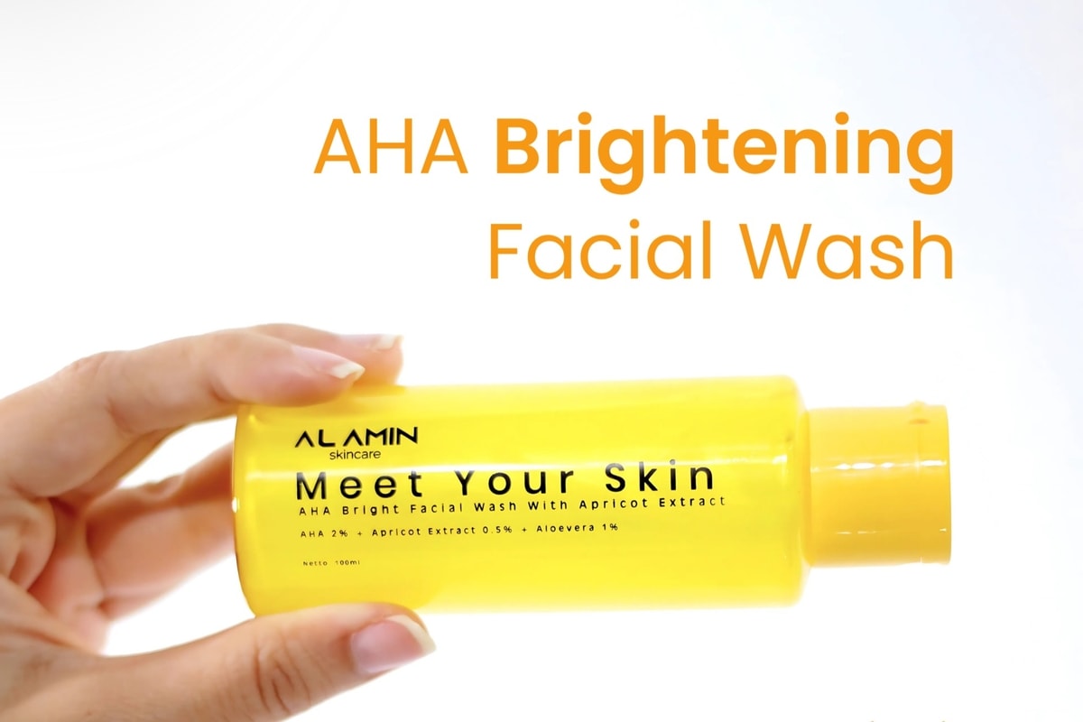 Review Alamin Skincare AHA Brightening Facial Wash: Cerahkan Kulit Kusam dengan Formula Terbaik
