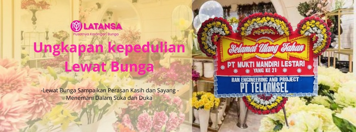 karangan bunga selamat ulang tahun