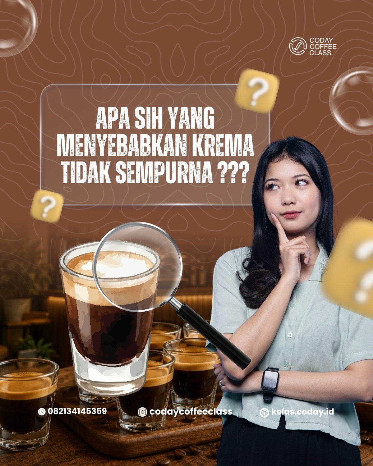 Faktor-Faktor yang Mempengaruhi Crema Espresso Menjadi Tidak Sempurna ☕