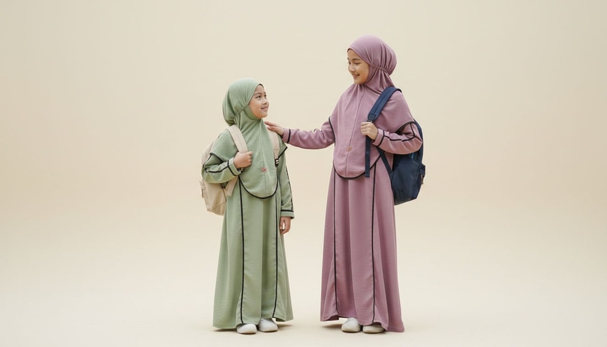 Baju Gamis Anak Polos