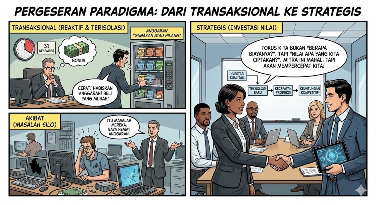 Ilustrasi Pergeseran Paradigma - Gemini