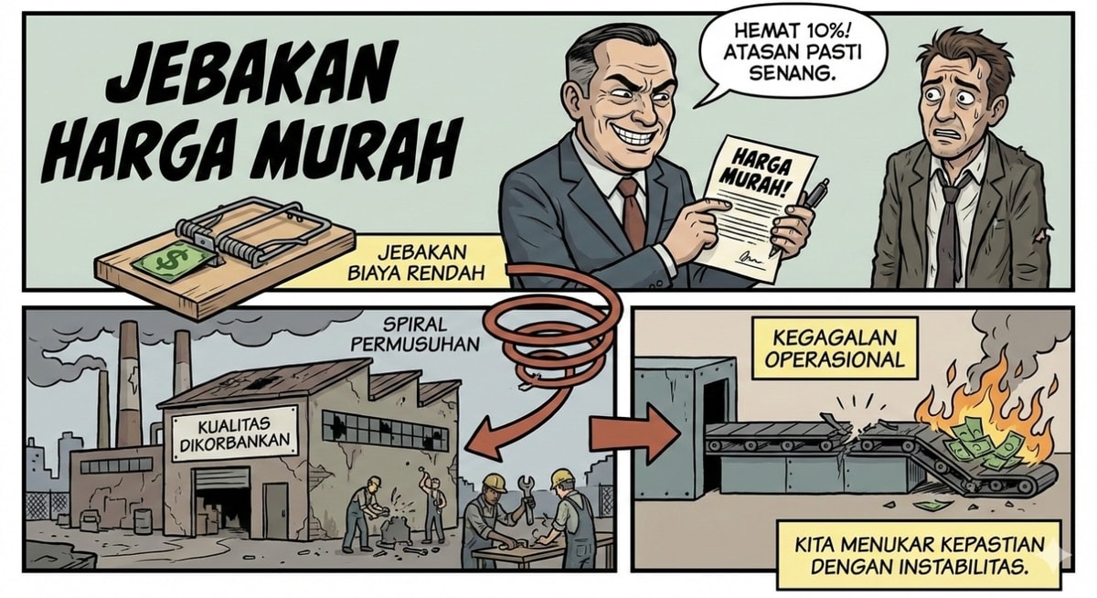 Ilustrasi Jebakan harga murah - Gemini