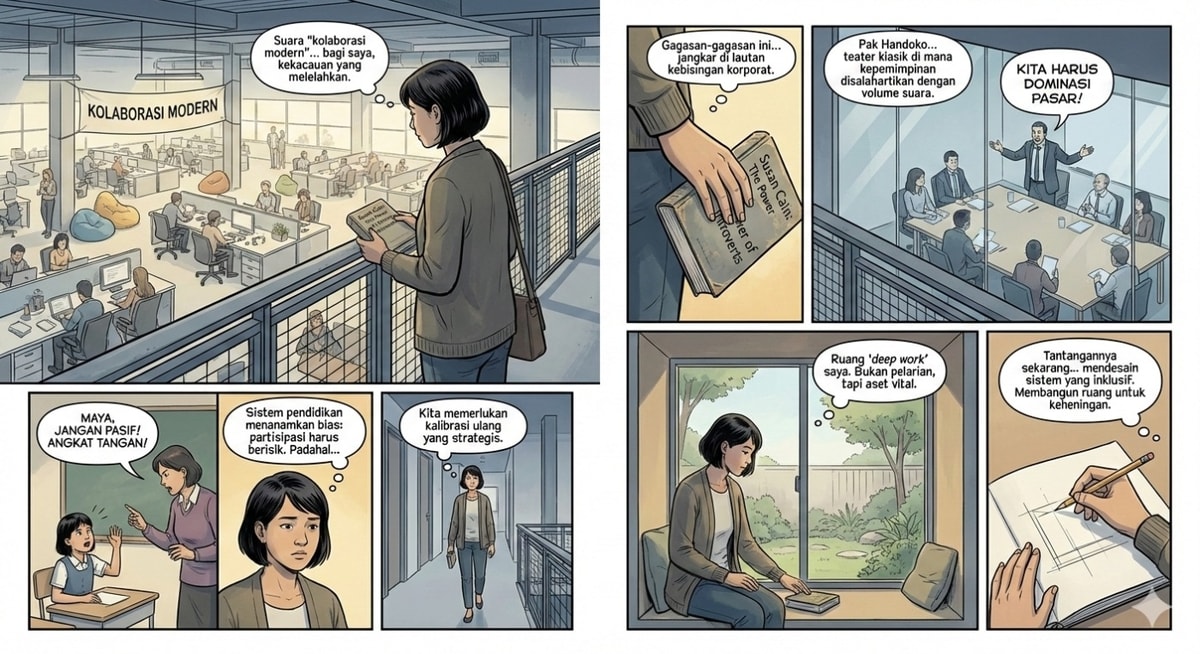 Ilustrasi Implikasi bagi Dunia Pendidikan dan Organisasi - Gemini