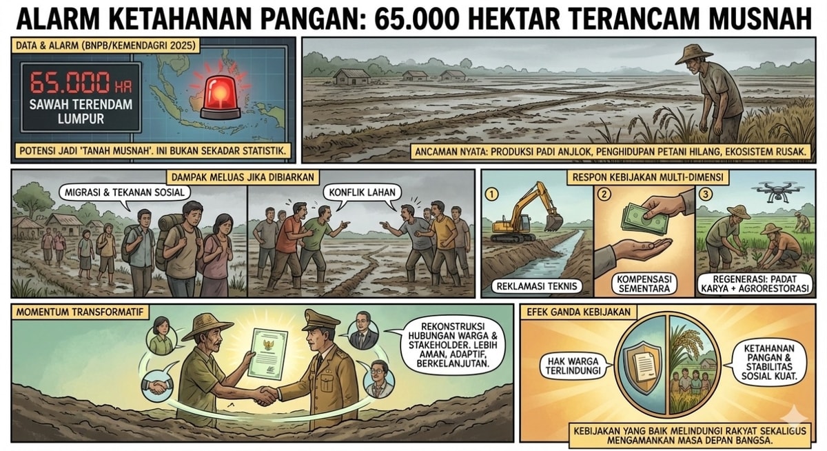 Ilustrasi Ketahanan Pangan - Gemini