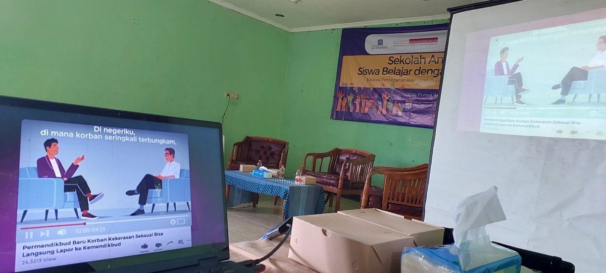 dok. Siswa Aman, Siswa Belajar dengan Nyaman