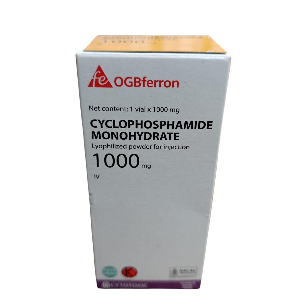 Cyclophosphamide Monohydrate 1000 mg OGB Ferron – Lyophilized Powder ...