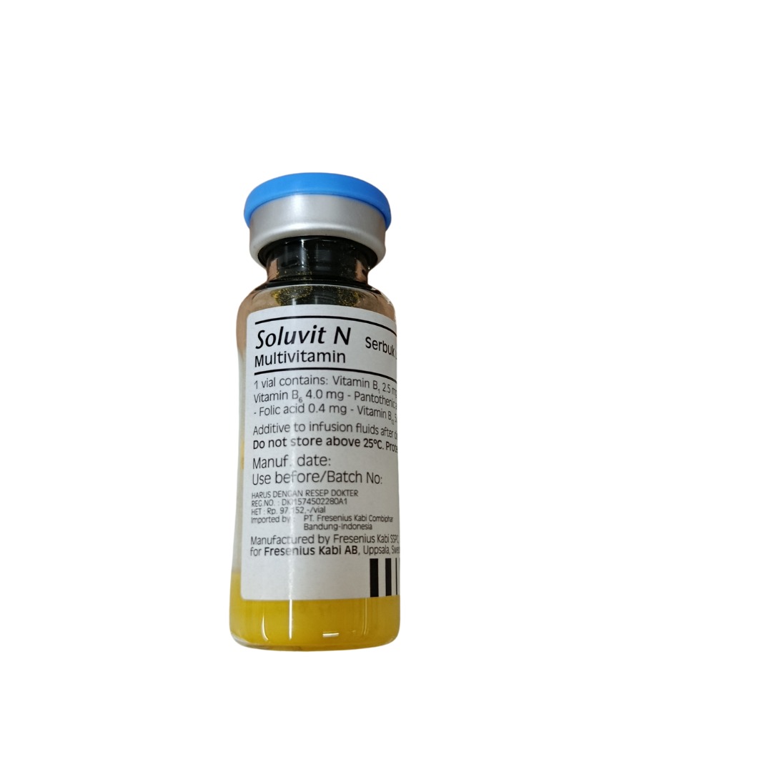 Soluvit N Multivitamin Infus - Vitamin B Kompleks & Folic Acid