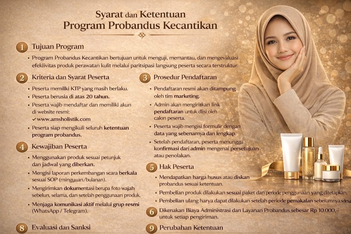 Syarat dan Ketentuan Program Probandus