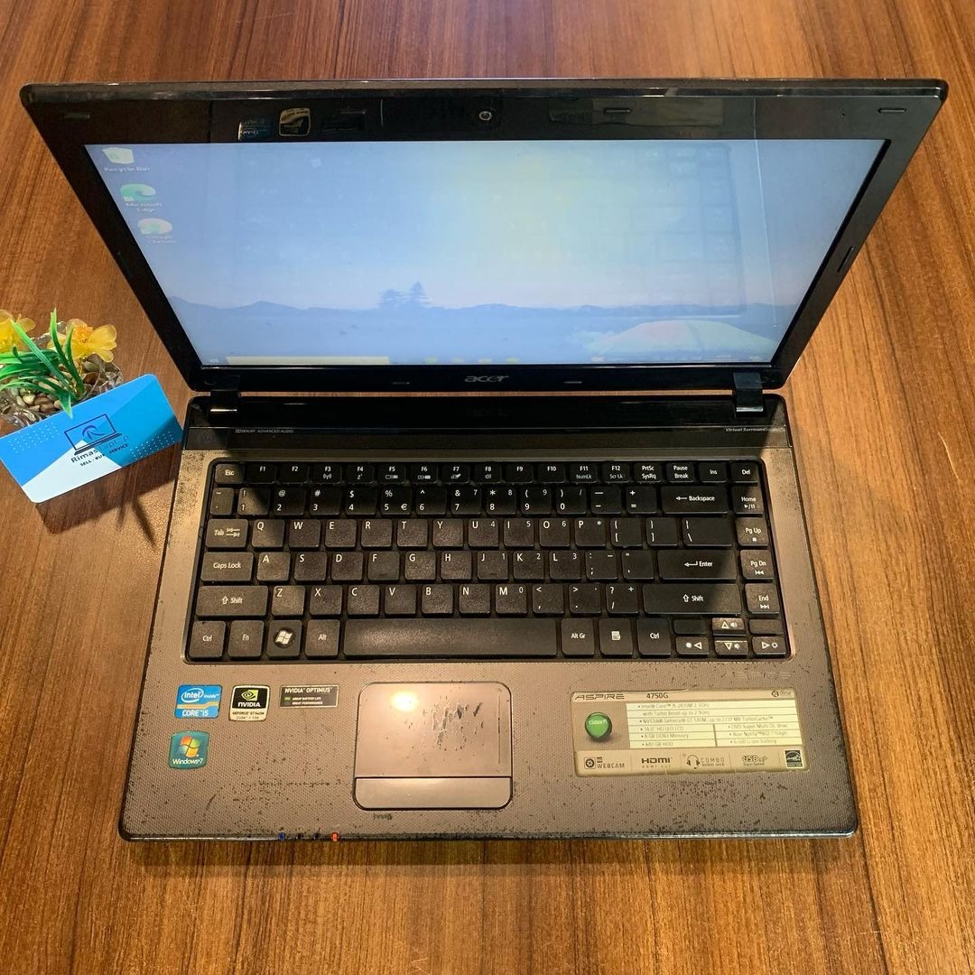 LAPTOP ACER ASPIRE I5 GEN 2 NVDIA 540M RAM 4GB 128GB SSD |BEKAS/SECOND